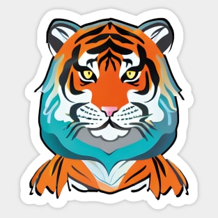 The tiger fish Sticker